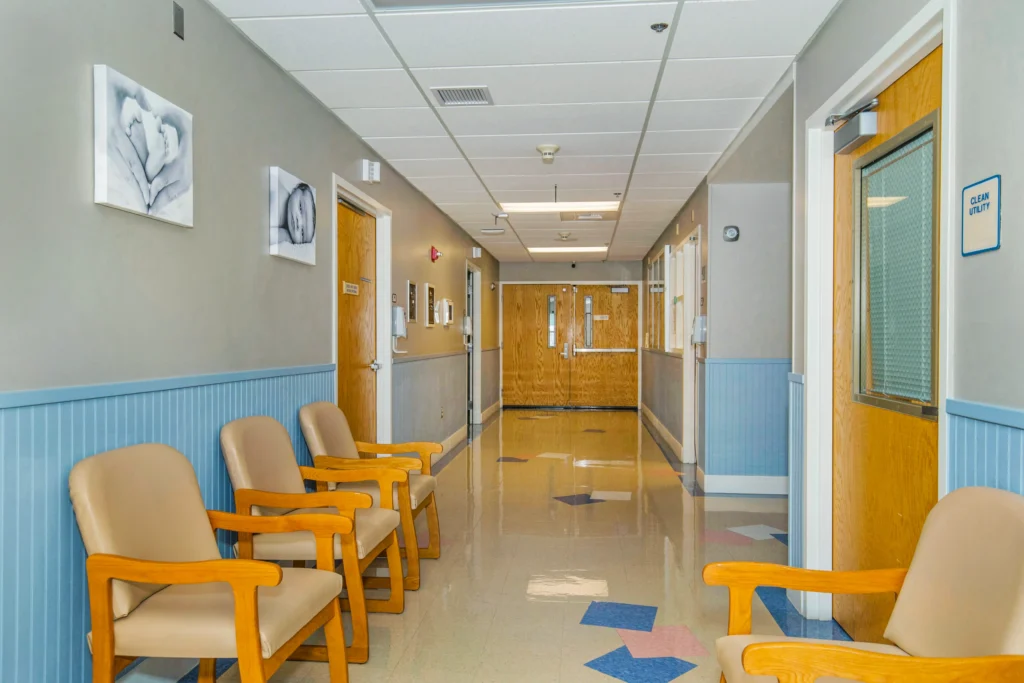 Interior Hallway of Labor and Delivery Department - Newport Community Hospital