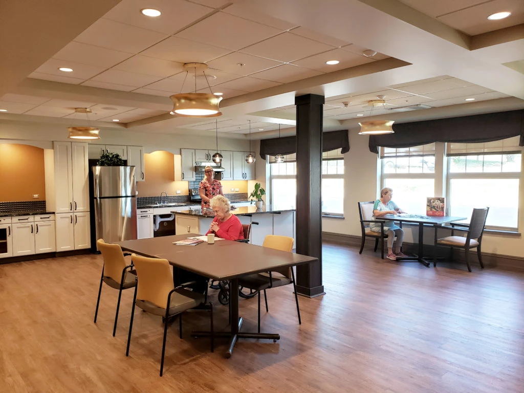 River Mountain Village Advanced Care Interior Dining Room